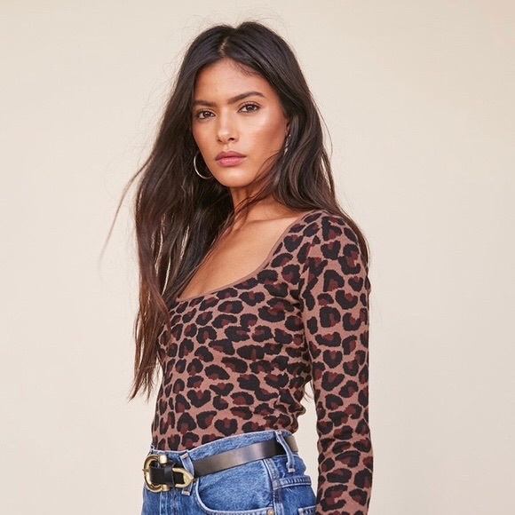 LPA Leopard Sweater Shirt - Picture 2 of 7